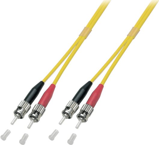 EFB-Elektronik Duplex Jumper ST-ST 9/125µ, OS2, LSZH, gelb, 3.0mm, 1m Hersteller: EFB Elektronik (O2003.1)