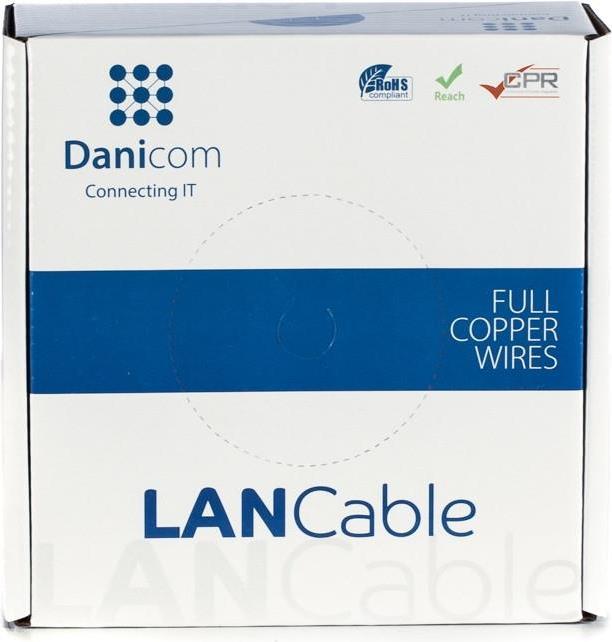 DSIT DANICOM CAT5E FTP 100m Starrleiter - LSZH (Eca) (DC-FTP5E-100S-ECA)