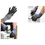 Franz Mensch HYGOSTAR Arbeitshandschuh Ergo Flex grau/schwarz XL 6496044 (33293)