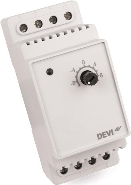 DEVI Elektr. Thermostat 140F1070 devireg 330 16A 230VAC 1-polig 2TE 140F1070 (140F1070)