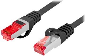 Lanberg Patchkabel CAT.6 S/FTP LSZH CU Fluke Zert. sw (PCF6-10CU-0025-BK)