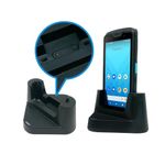 UNITECH EA520 1-slot charging cradle (Not included but optional accessory: USB cable and USB power adapter) Tip: Use the USB cable from the EA520 main product. (5000-900092G)