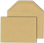 MAILmedia Wertbriefhülle, DIN C5, 162 x 229 mm, braun Kraft natron braun, 140 g/qm, ohne Fenster, Nassklebung - 1 Stück (30001033)