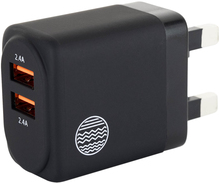 OUR PURE PLANET WALL CHARGER 2 USB PORTS 4.8A UK 30W (OPP153)