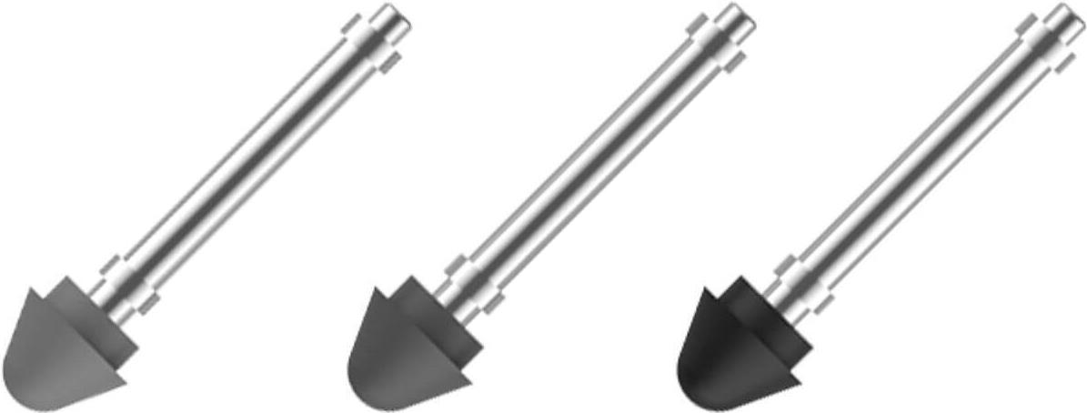 Adonit Ersatzspitzen-Set für den Adonit Note+ 2 | 3 Stk. | schwarz/dunkelgrau/hellgrau | ADNP2RT (ADNP2RT)