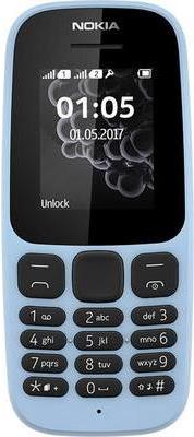 Nokia 105 1.8" 73g Blau Funktionstelefon (A00028534)