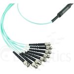 BlueOptics SFP6143EU1MKB Glasfaserkabel 1 m MTP ST OM3 Aqua-Farbe (SFP6143EU1MKB)