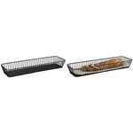 APS Brot- und Obstkorb URBAN GN 2/4, 530 x 162 mm aus schwarzem Metall, Maße: (B)530 x (T)162 x (H)75 mm, - 1 Stück (30416)
