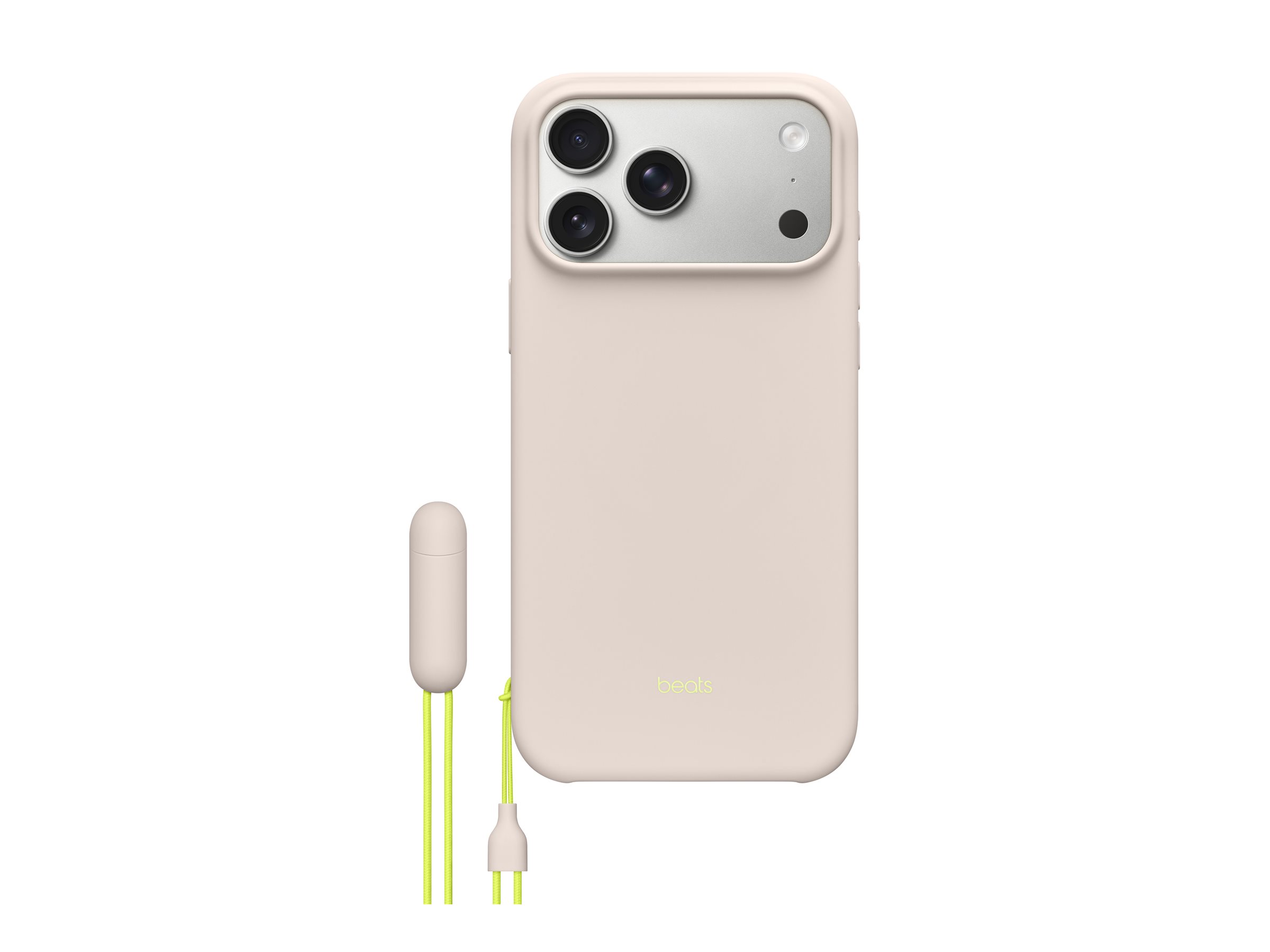 Beats iPhone 17 Pro Max MagSafe Schutzhülle mit Ständer und Kamerasteuerung, Lime Stone