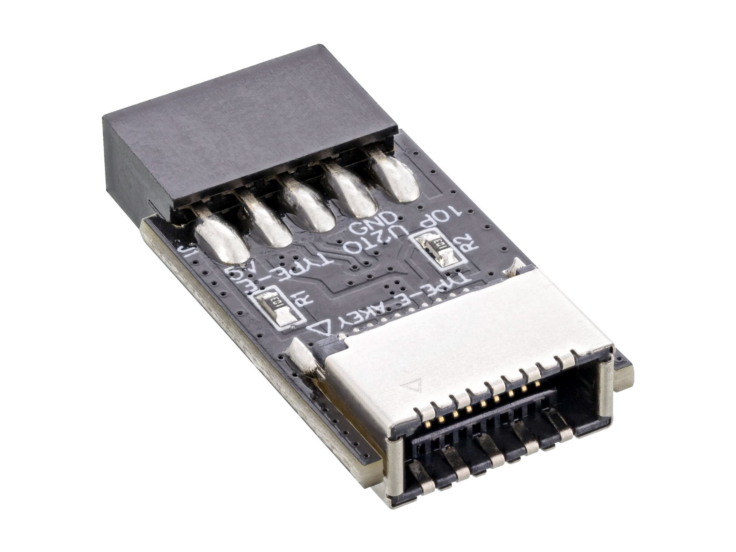 InLine 33446Q Interner USB-Adapter 480 Mbps Schwarz