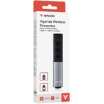 Verbatim Agenda Wireless Presenter with Red Laser Pointer - Presenter (32366)