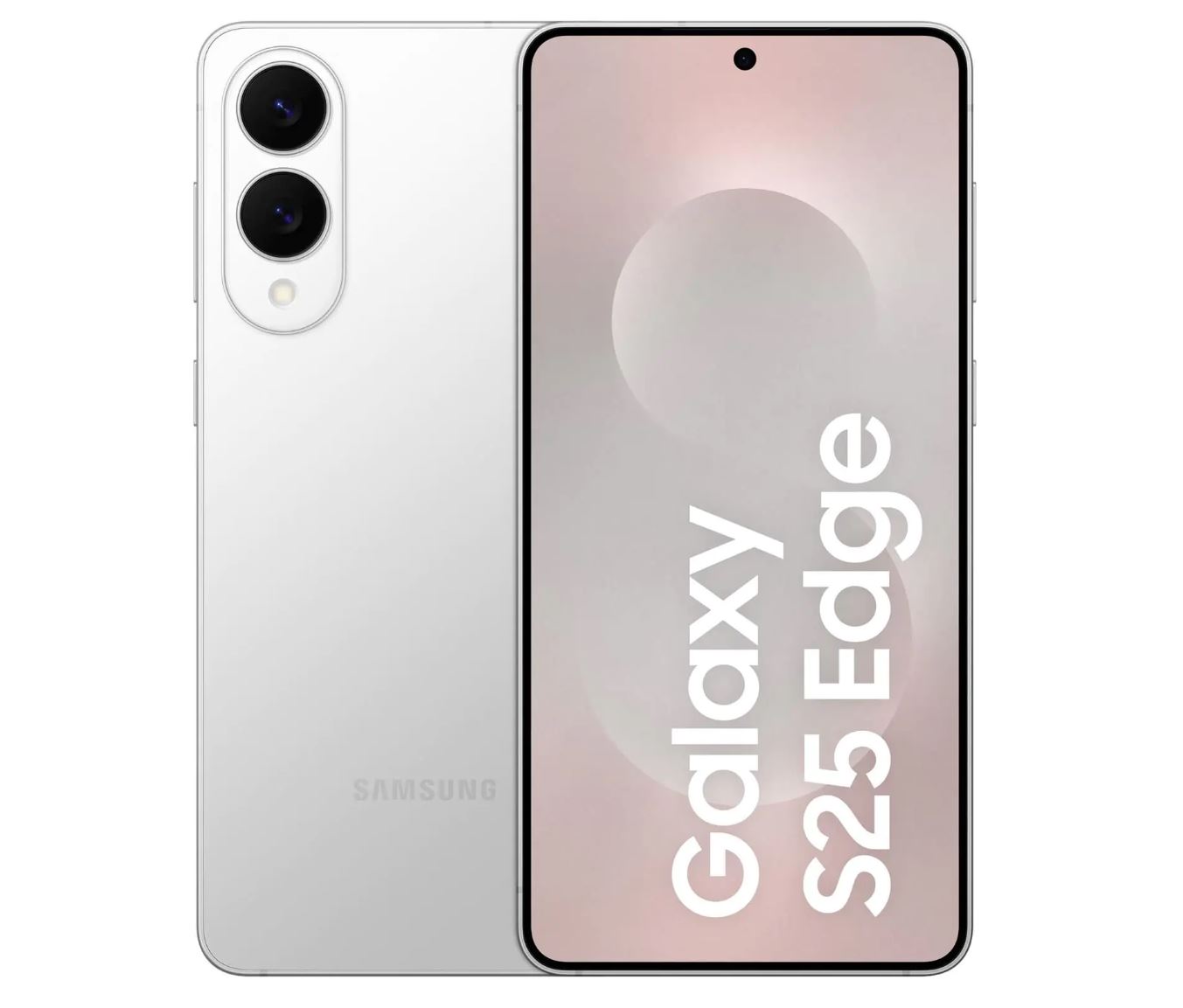 Samsung Galaxy S25 Edge 256GB Titanium Silver EU 16,91cm (6,7") OLED Display, Android 15, 200MP Dual-Kamera [Energieklasse A] (SM-S937BZSDEUE)