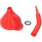 IWH Trichter mit flex. Schlauch und Sieb mit zweistufigem Flexauslauf (abtrennbar), ein hoher Über - 1 Stück (003044)