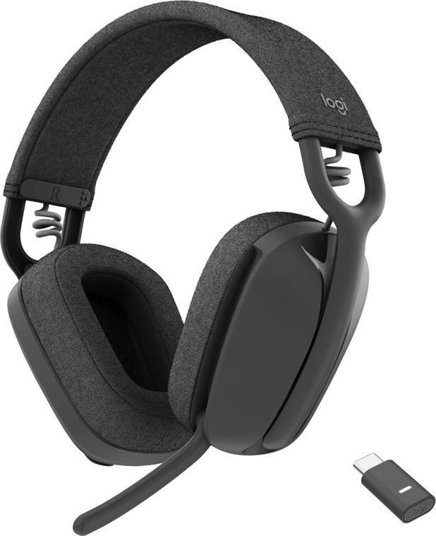 Logitech Zone Vibe Wireless Headset, Bluetooth, Graphite, MS Teams zertifiziert (981-001441) (geöffnet)