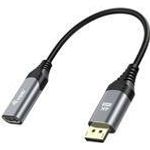 Equip Displayport->HDMI Adapter 1.2 St/Bu 4K/60Hz grau (133445)