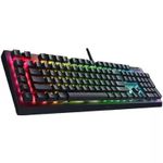 Mechanische Gaming-Tastatur Razer BlackWidow V4 X, gelber Schalter, US-Lieferung, kabelgebunden, Schwarz (RZ03-04701800-R3M1) (geöffnet)