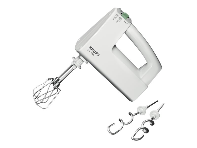 Krups 3 Mix 7000 F6081431 Handmixer 500 W Weiß