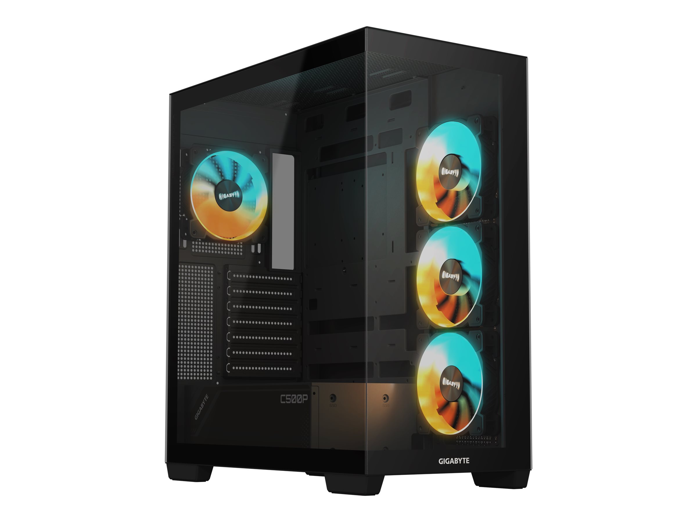 GIGABYTE C500 PANORAMIC STEALTH Mid Tower ATX Schwarz