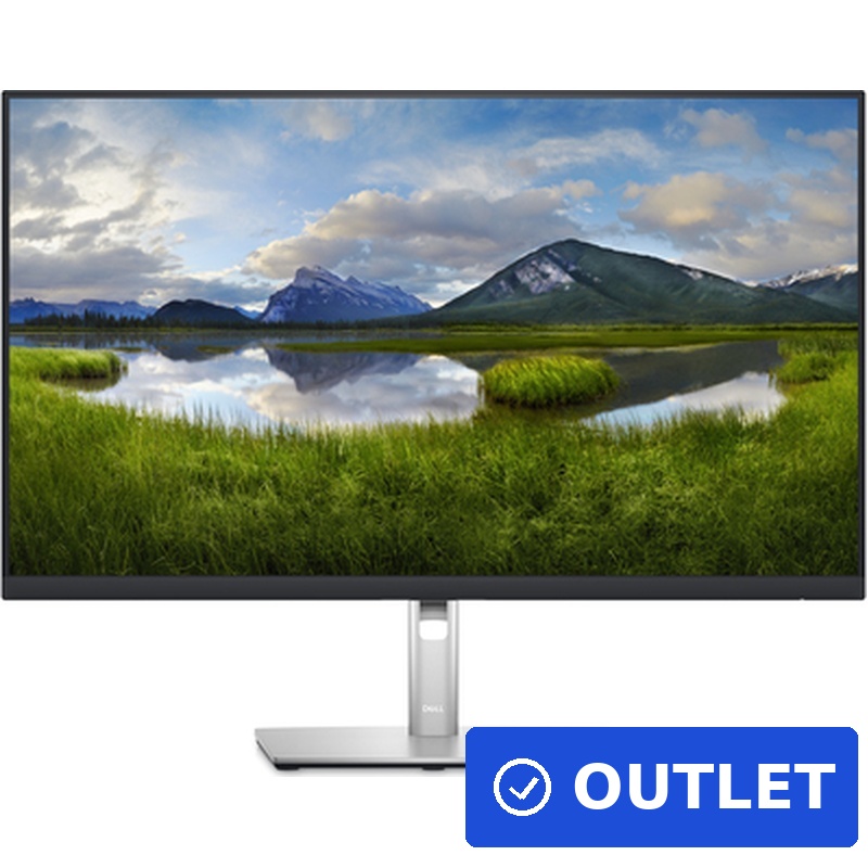 DELL P Series P2723D 68,6 cm (27 Zoll) 2560 x 1440 Pixel Quad HD LCD Schwarz - Silber (P2723D) (geöffnet)