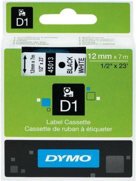 DYMO D1 S0718050 19 mm x 3,5 m Schwarz auf Weiß