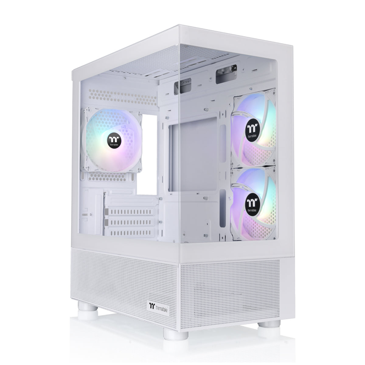 Thermaltake View 170 TG ARGB Mid Tower Systemgehäuse Micro ATX Snow