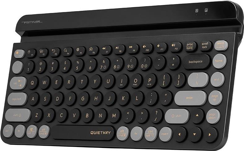 Drahtlose Tastatur A4tech FSTYLER FBK30 Blackcurrant 2.4GHz+BT (Silent) A4TKLA47190 (A4TKLA47190)
