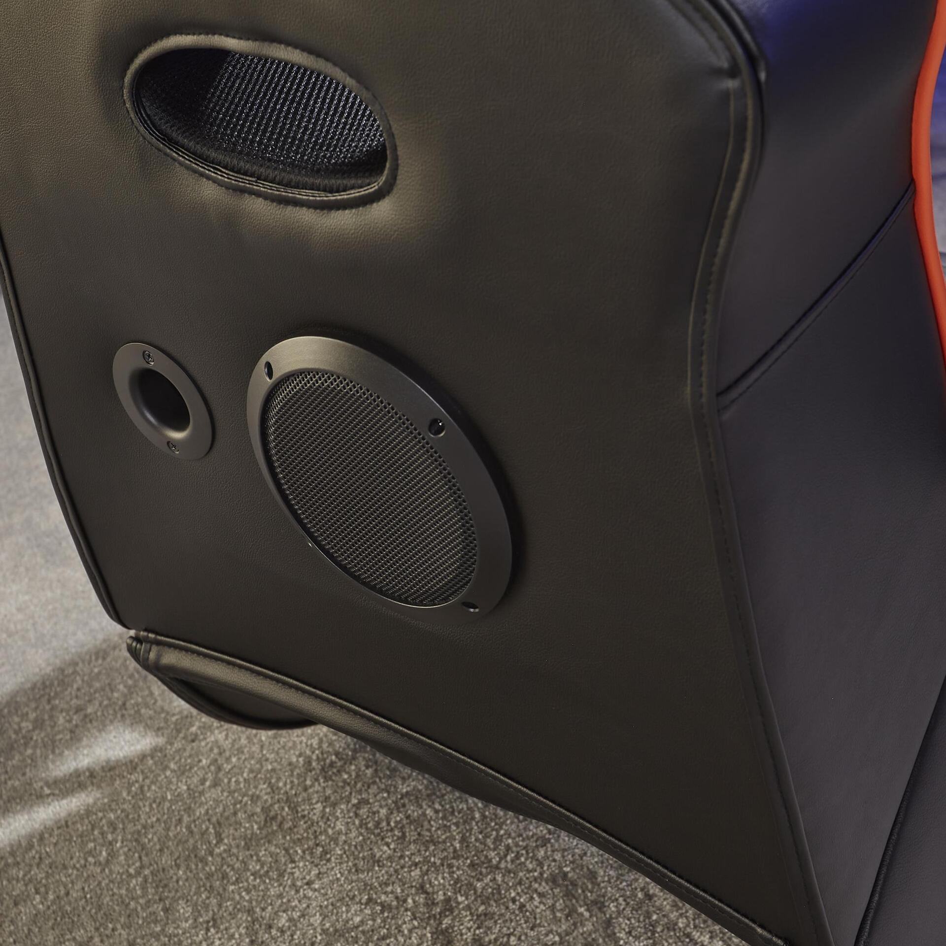 X-Rocker G-Force Konsolen-Gamingstuhl Schwarz, Orange