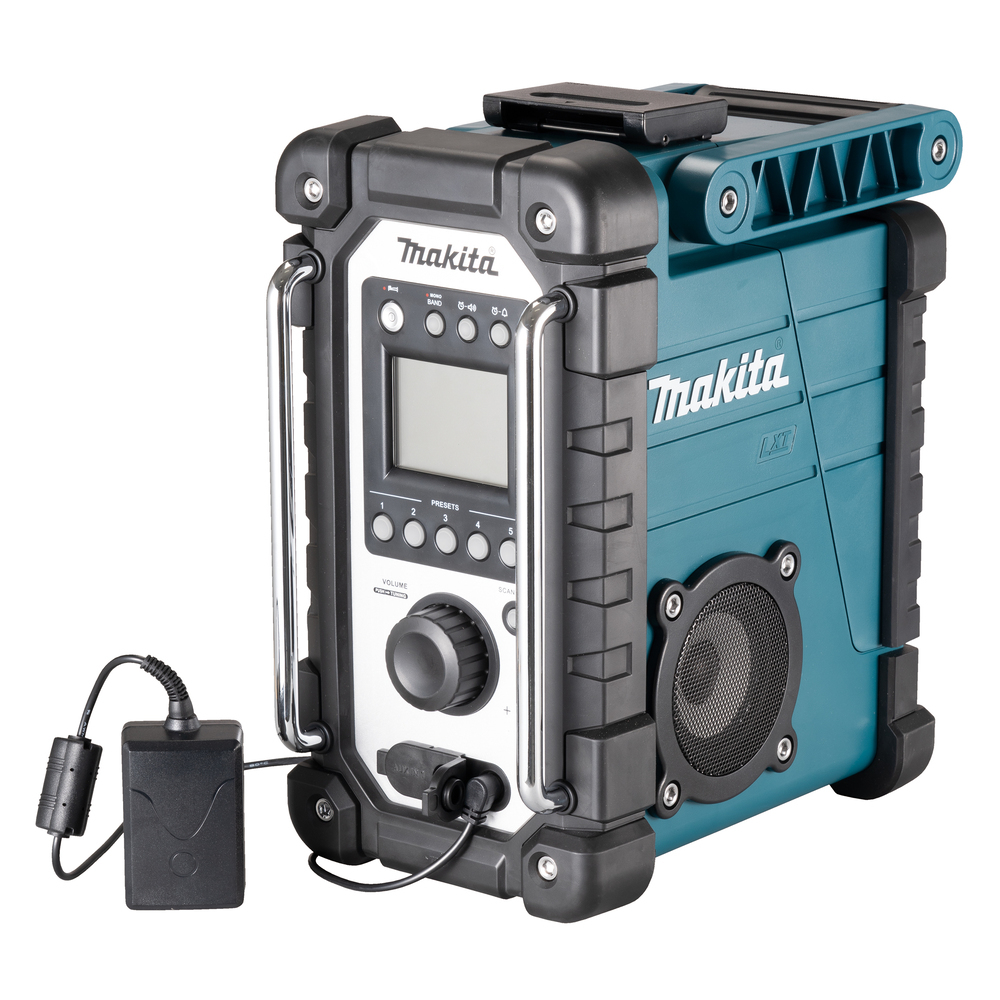 Makita LXT DMR116 Baustellenradio 18V IP64 Stereo AUX Türkis