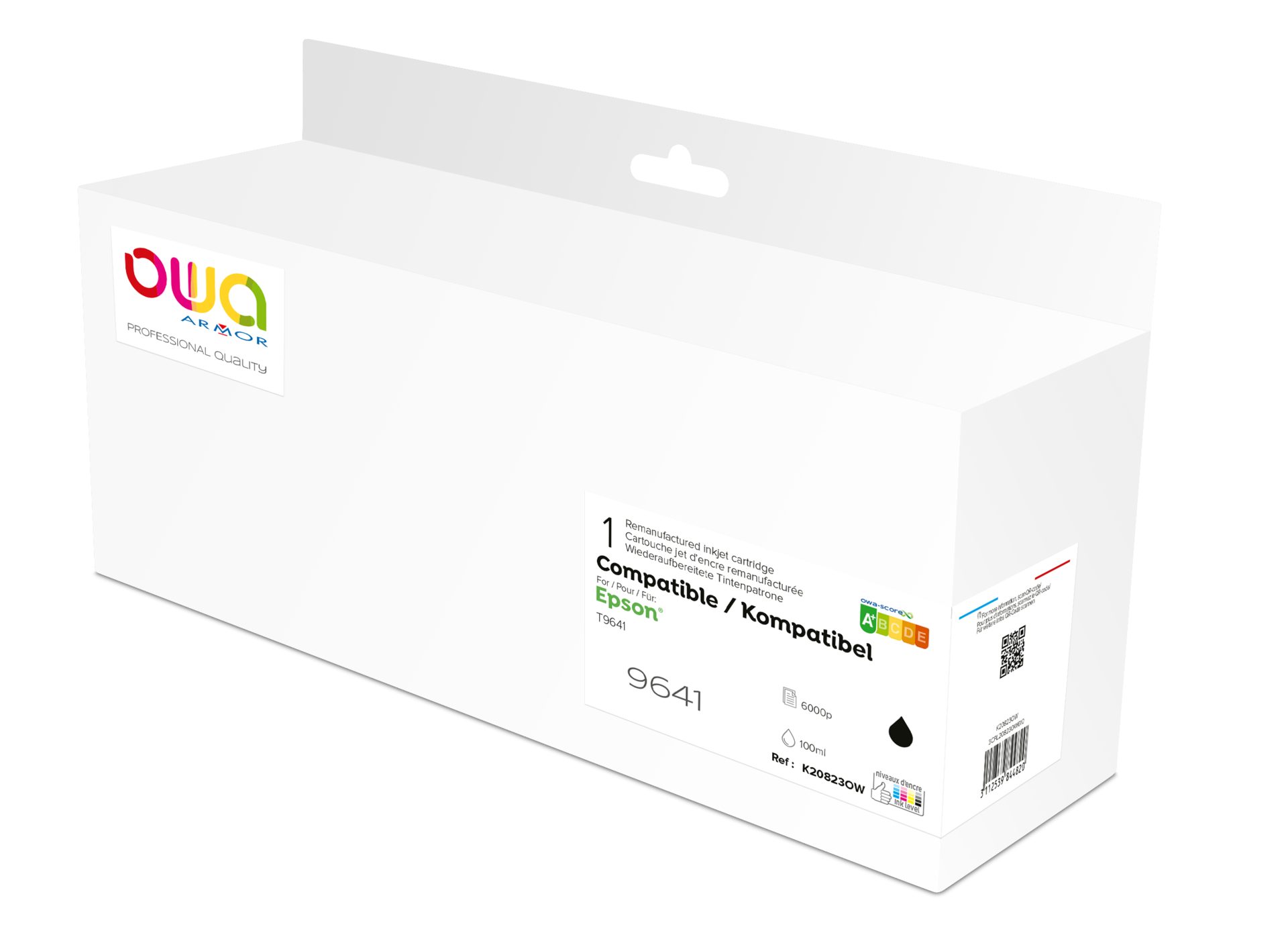 Armor K20823OW Druckerpatrone 1 Stück(e) Kompatibel Schwarz (K20823OW)