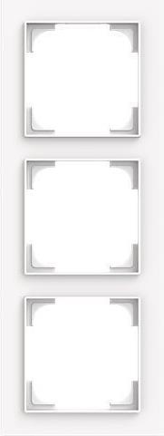 BUSCH-JAEGER 1723-44G Rahmen 3-fach studioweiß (2CKA001754A4853)