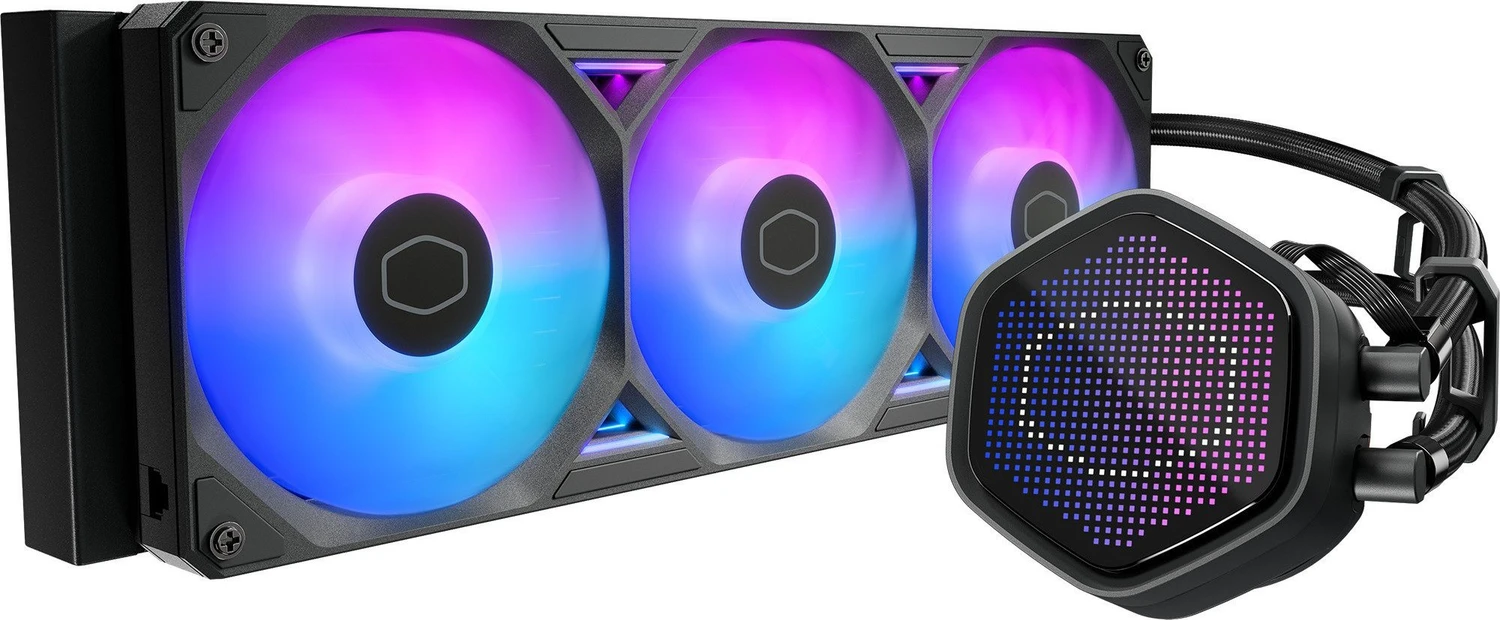 Cooler Master MasterLiquid 360 Atmos II Pixel LED CPU-Wasserkühlung - 360mm ARGB (MLX-D36M-A25SZ-P1)