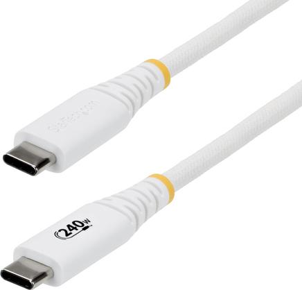 STARTECH.COM 3m 10ft USB-C Charging Cable Durable and Ultra-Flexible 240W 5A PD EPR USB 2.0 Laptop Charger Cable (S2CEPR3MW-USB-CABLE)