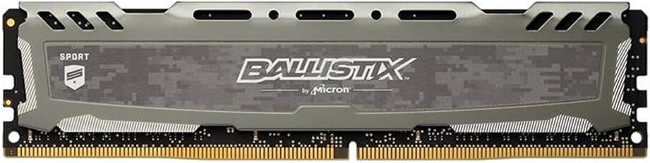 Ballistix Sport LT 16GB DDR4 3000 DIMM 288pin grey DR CL15 (BLS16G4D30AESB)