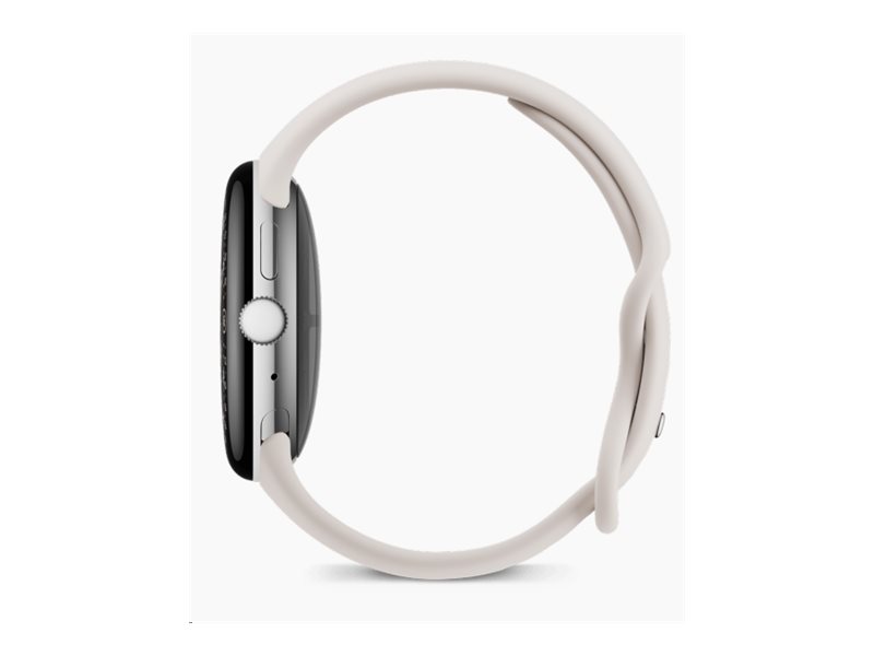 Google Pixel Watch 4 45 mm Aluminium Silber Porzellan
