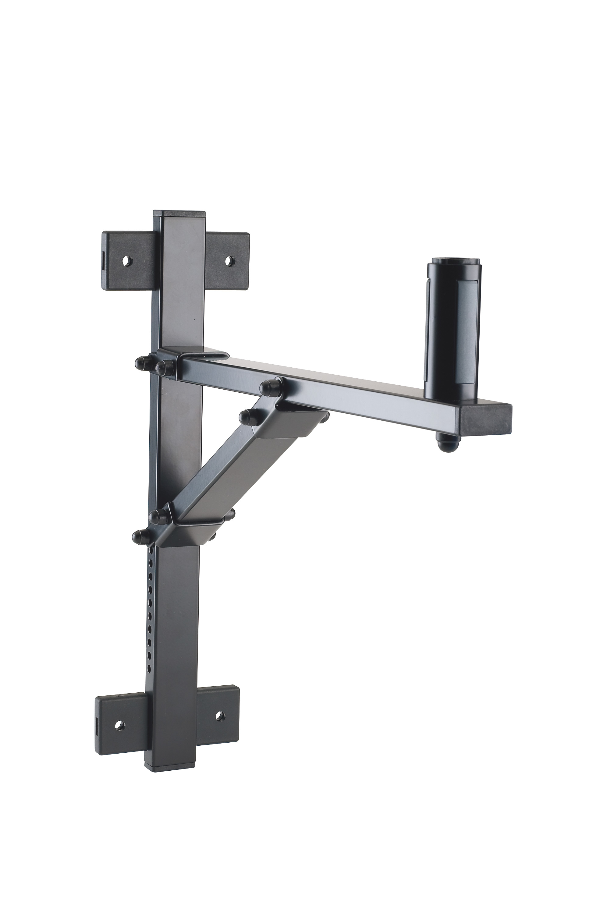König & Meyer 24110 Lautsprecher-Wandhalterung Stahl 50 kg 0-22° Schwarz