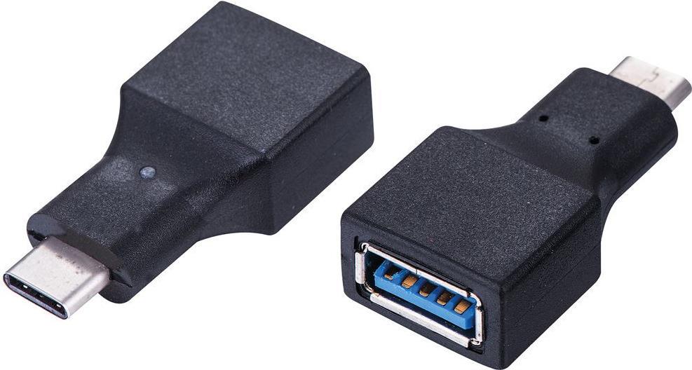 Value 12.99.9030 Kabeladapter USB Type C USB Type A Schwarz (12.99.9030)