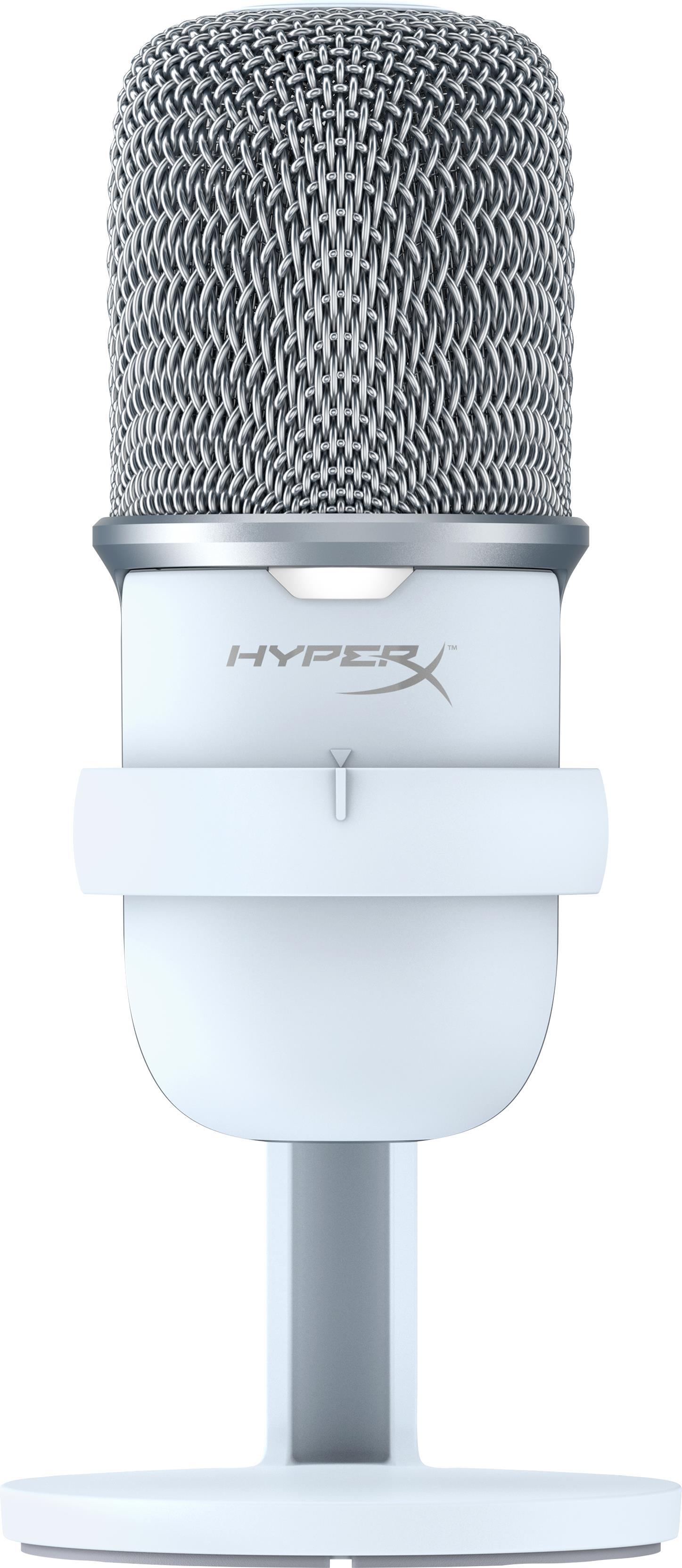 HyperX SoloCast - USB Microphone (White) Weiß Mikrofon für Spielkonsole (519T2AA)
