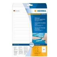 HERMA Ablösbare Beschriftungsstreifen A4 96x10 mm weiß Movables/ablösbar Papier matt 1350 St. (10015)