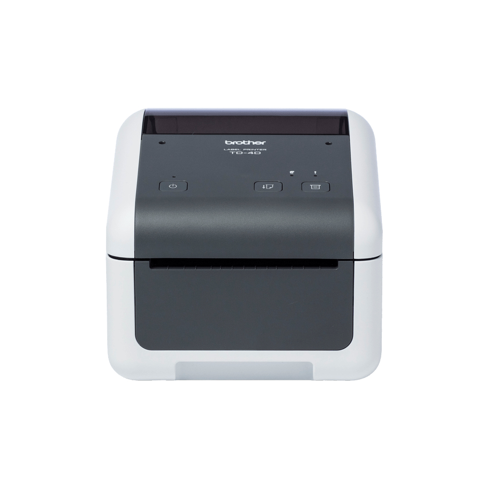Brother TD-4425DN Etikettendrucker Thermodirekt 203 dpi 203 mm/s USB-C LAN Seriell Cutter Grau, Weiß