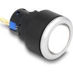 Delock 16 mm Kunststoff Signallampe weiß Lötversion (22054)