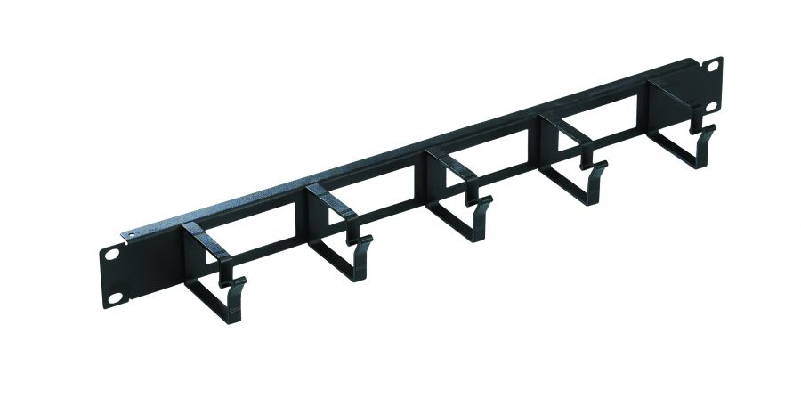 Lanview by Logon RAO115BL 2U 19" Kabelführungsplatte Schwarz, RAL 9005