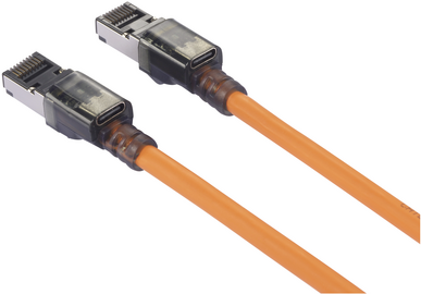 Renkforce RJ45 Netzwerkkabel Patchkabel CAT 6a S/FTP 10.00 m Orange Port-Finder-Funktion (RF-6609656)