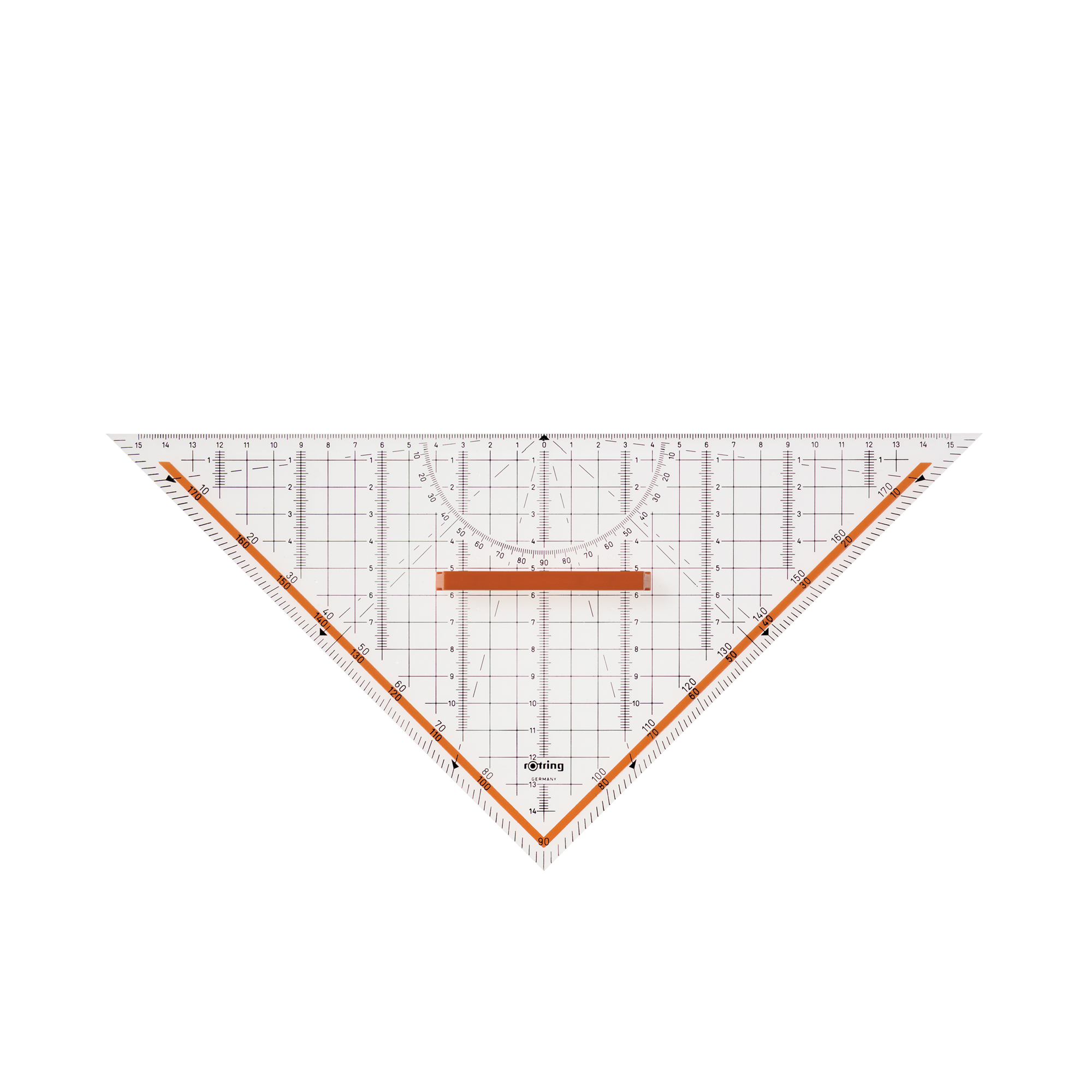 Rotring Centro Professional Set Square 32 cm Kristallklar
