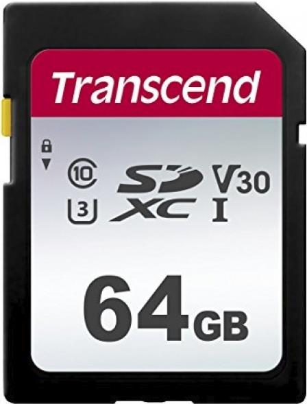 Transcend 300S Flash-Speicherkarte (TS64GSDC300S)