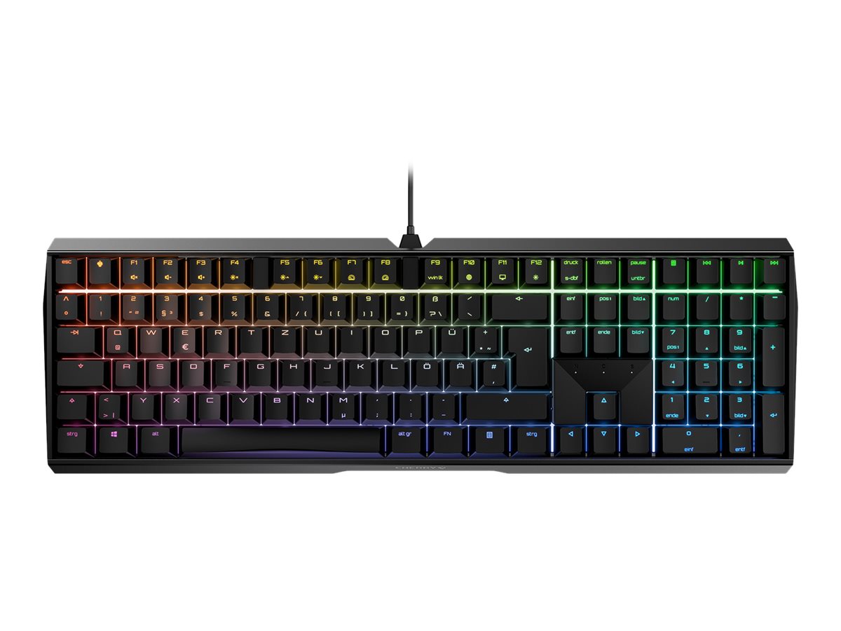 CHERRY MX-Board 3.0S RGB Mechanische Tastatur MX Brown Deutsch Schwarz