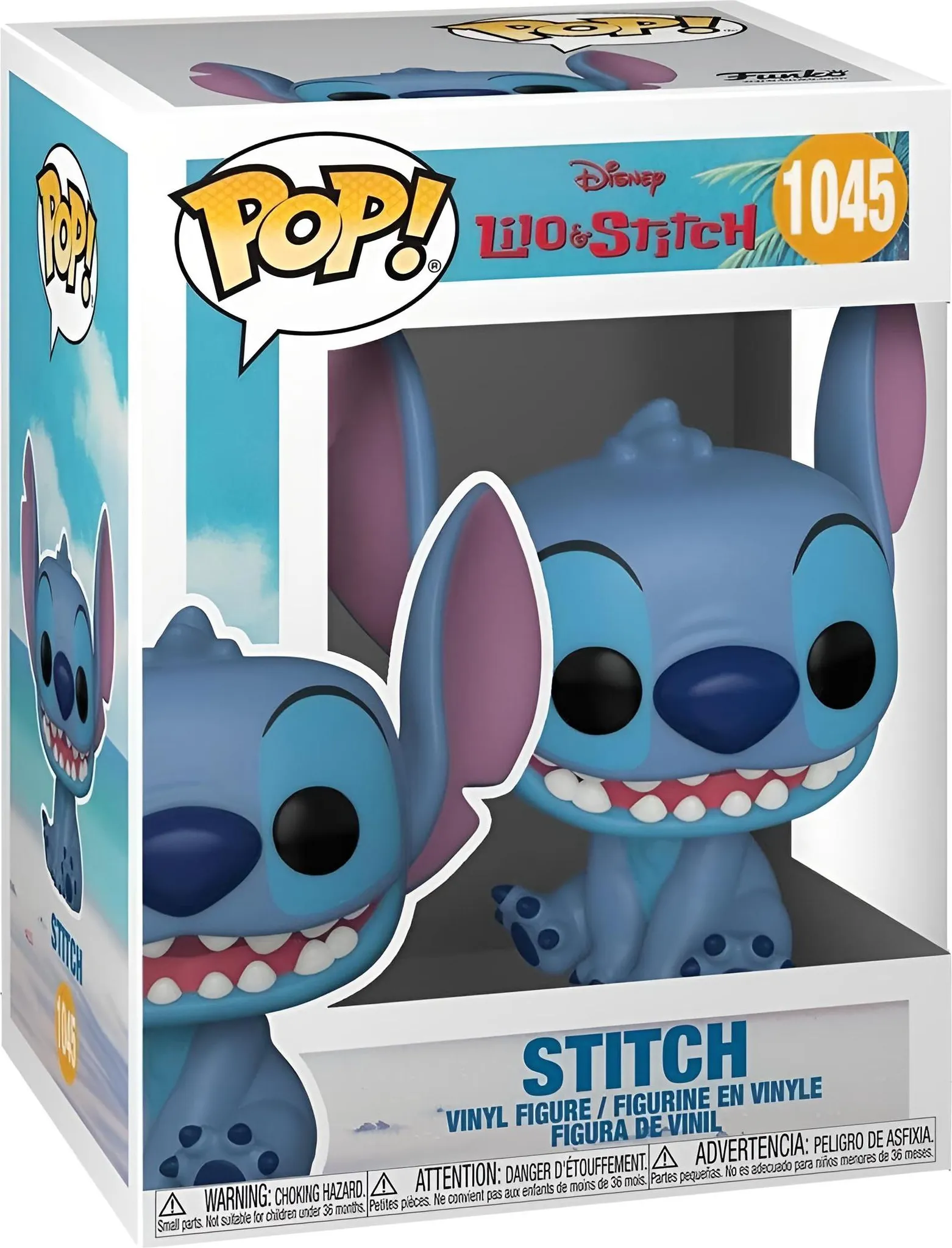 Funko Pop! Sammelfigur Stitch Disney Lilo & Stitch sitzend 10 cm Vinyl mehrfarbig