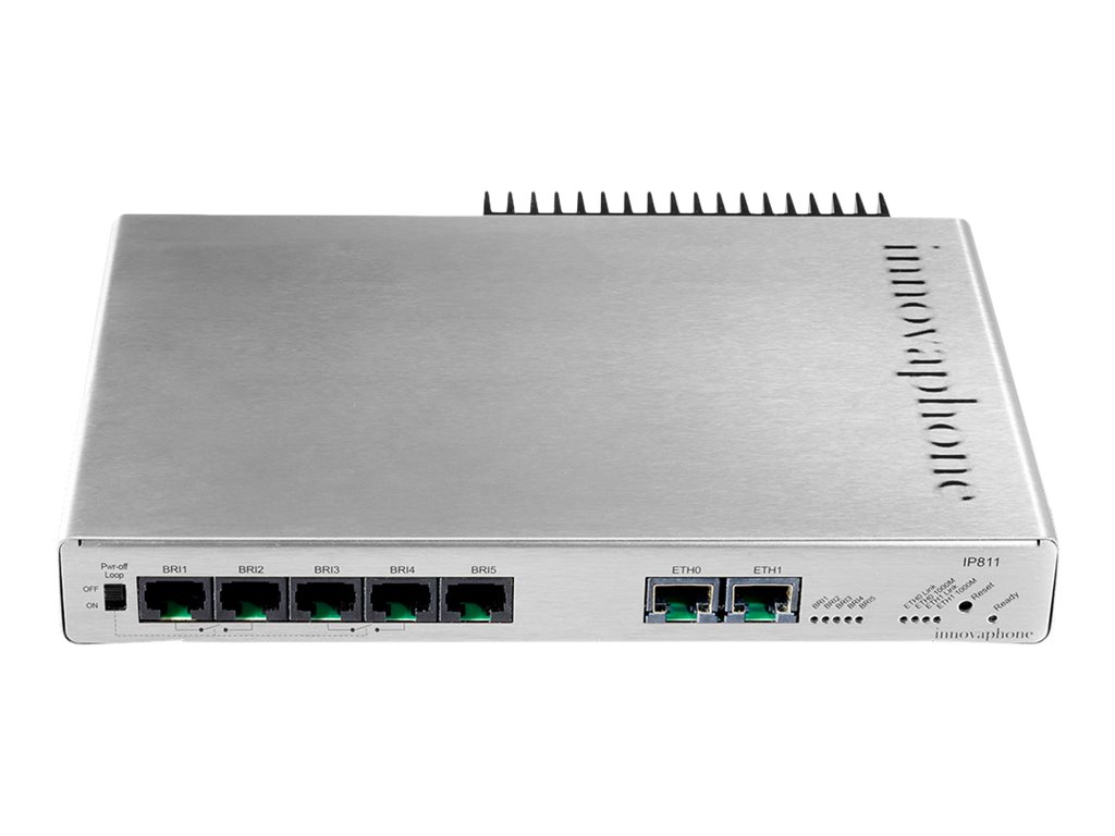 innovaphone IP811 VoIP-Gateway ISDN-BRI 2 Anschlüsse 1GbE 1U