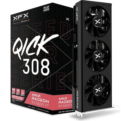 XFX RX 6600XT QUICK 308 AMD Radeon 8GB GDDR6 3xDP (RX-66XT8LBDQ) (B-Ware)