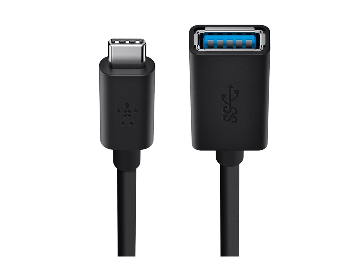 Belkin 3.0 USB-C to USB-A Adapter 1 m Schwarz