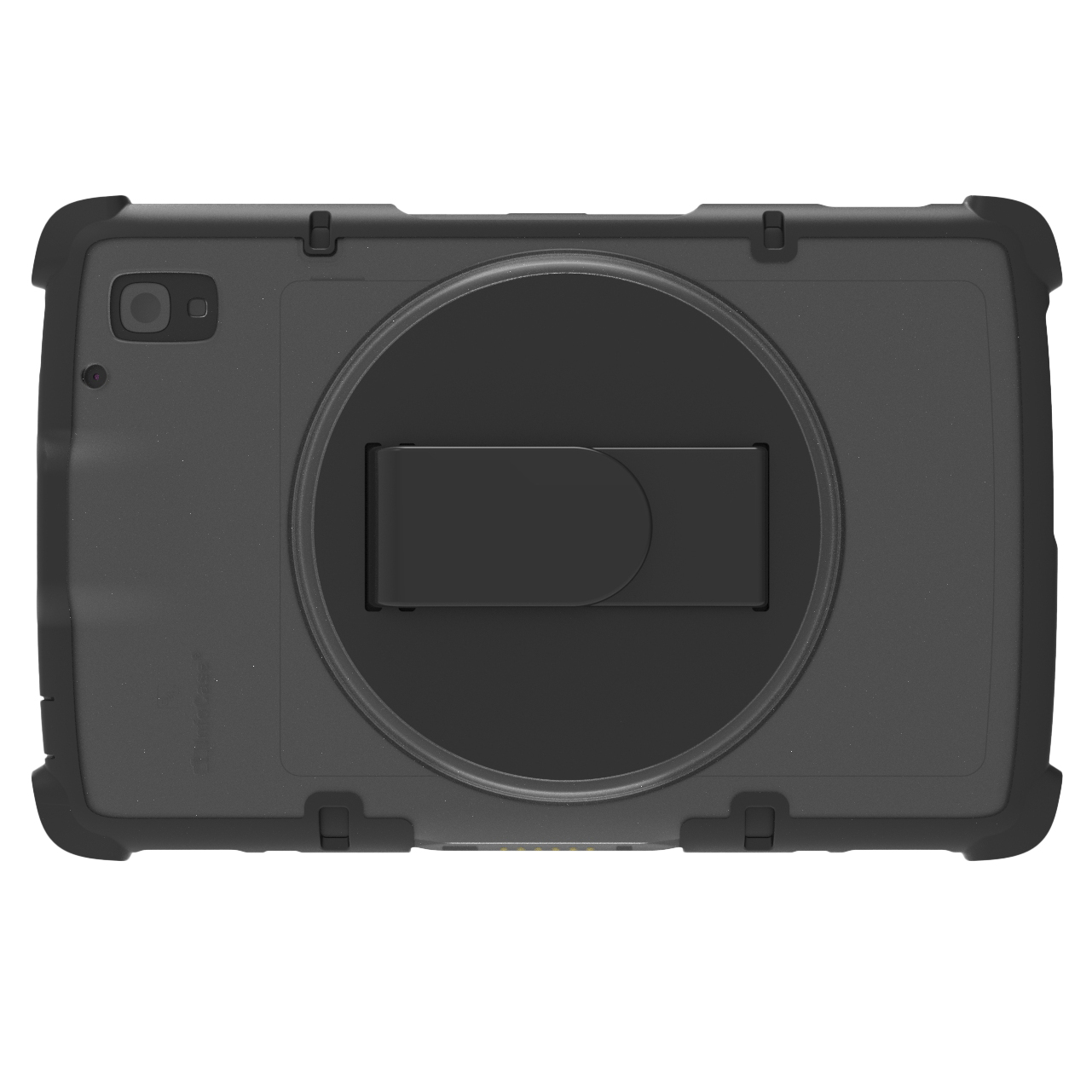 Gamber Johnson InfoCase Rugged Cover mit drehbarem Handriemen für Zebra ET40/45 10,1" Schwarz, Transparent